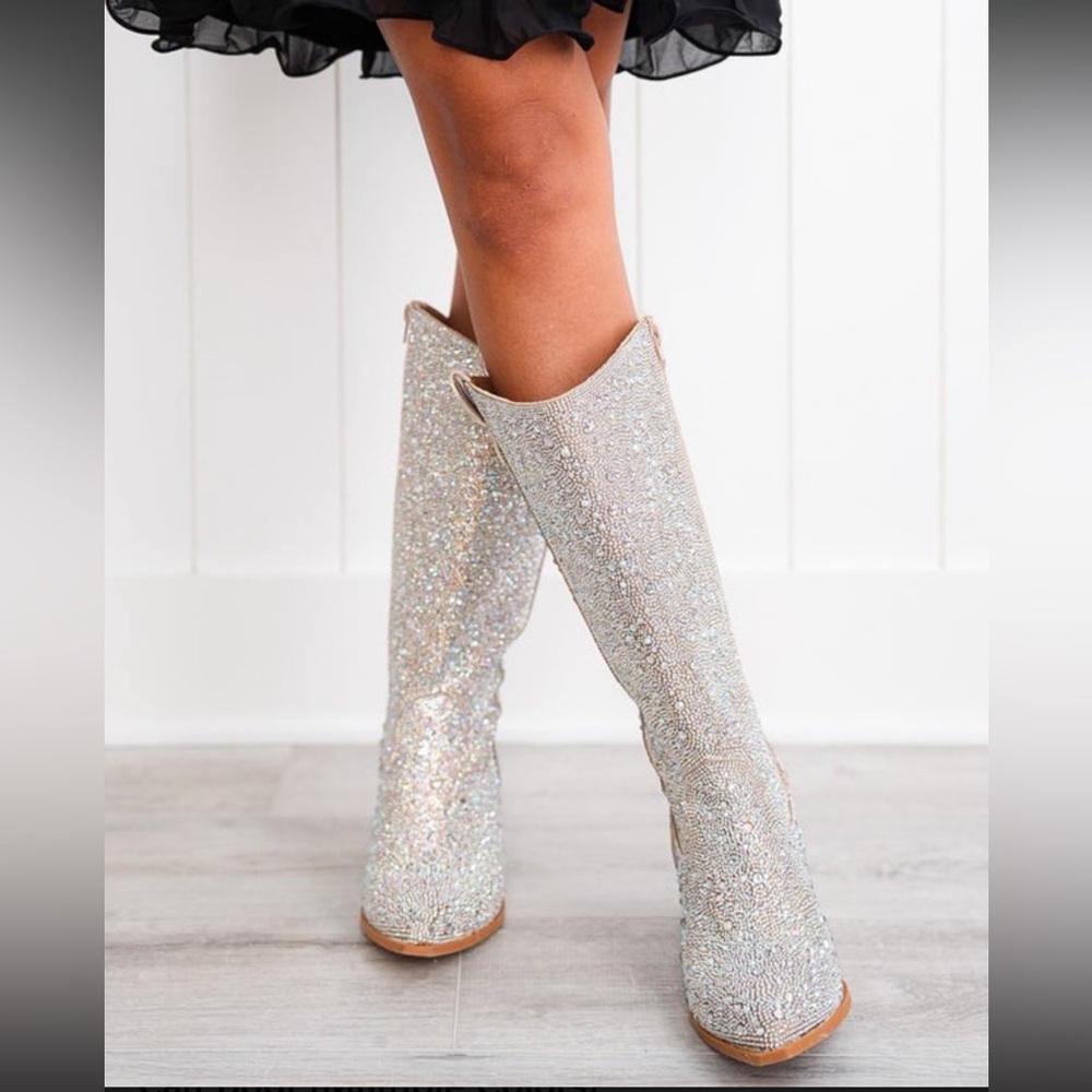 Corky’s Hey Girl! Glitzy Rhinestone Calf Boot